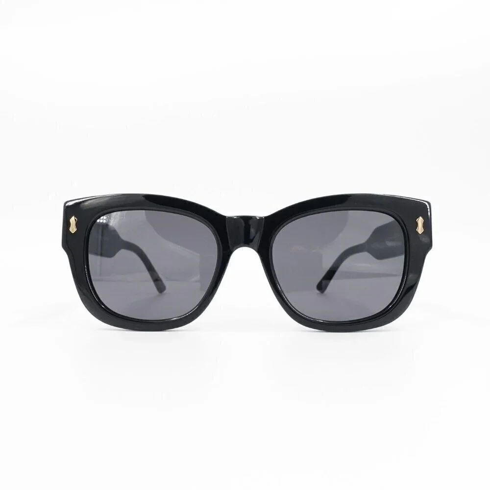 Gucci GG1110 Square Sunglasses Black Gray OS